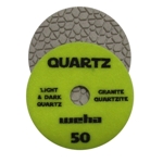 Part#  16450 4" Weha Quartz Polishing Pad 50 Geo Pattern Design