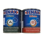 Part # 1RFA00HE50 Tenax Micto A & B Fast Transparent Epoxy 1+1 Liter