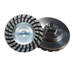 Part#  VZ050201 Weha 4" Aluminum Diamond Turbo Cup wheel - Coarse